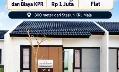 Rumah Bersubsidi Pemerintah,siap huni dekat Stasiun