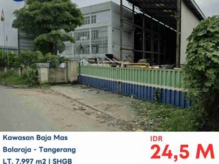 LELANG PABRIK DAN MESIN DI KAWASAN BAJA MAS TEGALSARI, BALARAJA TANGERANG