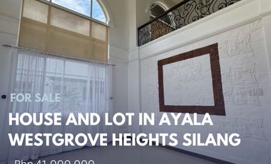 House and Lot In Ayala Westgrove Heights, Silang Cavite