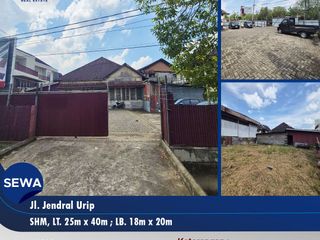 Tanah Luas Ideal Usaha Cafe, FnB, Kantor Kawasan Akses Nyaman di Jendral Urip