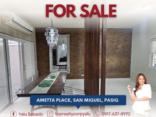 3BR 3 Bedroom Townhouse with Balcony in Ametta Place, San Miguel, Pasig City