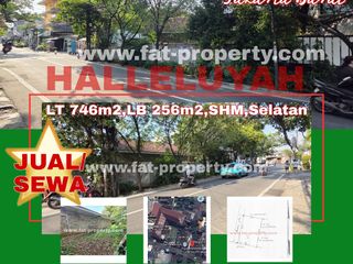 MURAH!DIJUAL/DISEWAKAN LAHAN KOMERSIL DI JL DURI RAYA,JAKBAR LT746m2 LB256m2,Sltn,SHM