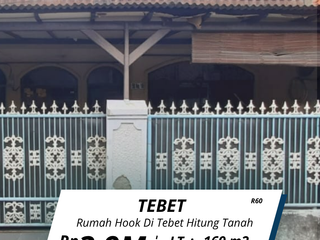 Jual rumah Tebet posisi Hook hitung tanah (R60)