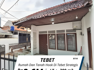 Di jual rumah Tebet dan tanah posisi Hook lokasi strategis ( R114 )