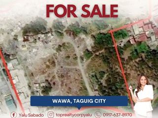 22,328 sqm Commercial Lot for Sale Along C6 Road Wawa Taguig City with High Concrete Fence