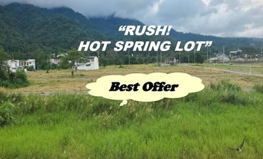 RUSH! HOT SPRING LOT for Sale in Laguna Philippines