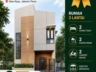 Telah Hadir Hunian Murah di Utan Kayu Jakarta Timur Rumah Siap bangun  Lokasi sangat Strategis