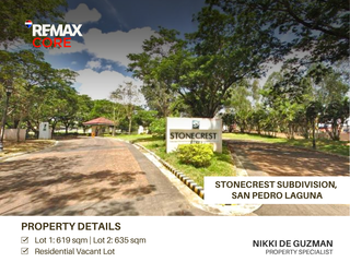 FOR SALE: Vacant Lots in Stonecrest Subdivision, San Pedro Laguna