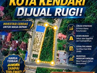 Jual Tanah Poros Utama Jl. H. Lamuse LT 1820m2. SHM