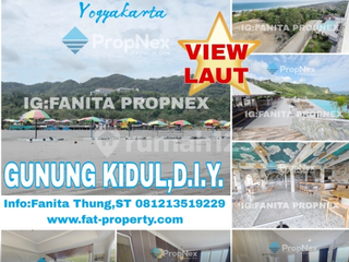 Dijual hotel resort & beach club di Gunung Kidul,DIY LT3Ha,LB16.500m2,tingkat 6lt,view laut ParangTritis,135kamar