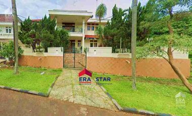 Rumah hook mewah dan luas harga dibawah pasar di Villa Cinere Mas Ciputat Tangsel.