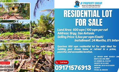 Lot for Sale in San Antonio - 100 or 200 square meters / 5,500 per square meters