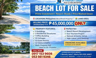 BEACHFRONT PROPERTY FOR SALE | PRIME INVESTMENT OPPORTUNITY