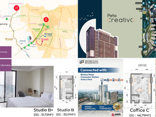 Jaya Group Creativo Tower Bintaro Plaza Residence Tangerang Selatan (Live it Lively) – DP 84 Jt