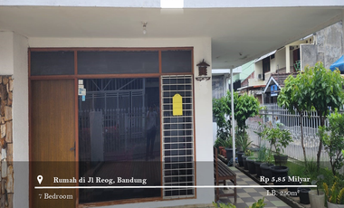Dijual Rumah di Jl Reog, Bandung SHM Posisi Badan Hook