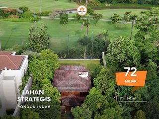 Tanah dengan lokasi paling strategis dan premium di Area Pondok Indah View langsung lapangan Golf