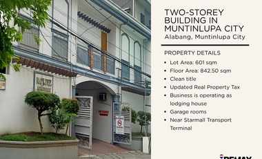 FOR SALE: Two-Storey Building in Muntinlupa City