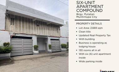 FOR SALE: 6-Unit Apartment Compound in Muntinlupa City