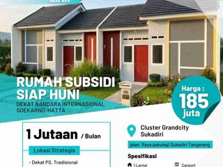 Rumah subsidi dp 5 juta dekat bandara soetta