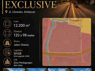 Tanah Komersial Jl Uluwatu ll Jimbaran