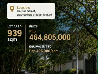 Prime Residential Lot in Dasmarinas Village Makati Carissa Street
