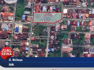Tanah Posisi Hook Akses Mudah Cocok untuk Usaha, Workshop Luas Ideal di Nirbaya