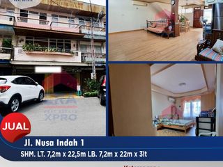 Rumah Ruko Bisa Tinggal dan Usaha Pusat Keramaian di Nusa Indah 1