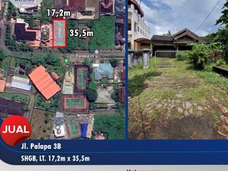 Tanah Cocok Bangun Rumah Mewah atau Bangun Usaha Cafe di Palapa 3B