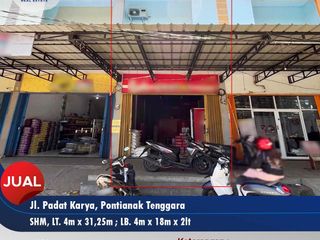 Ruko 2 Lantai Kawasan Ramai Padat Karya Pontianak Tenggara Cocok Buka Usaha Toko