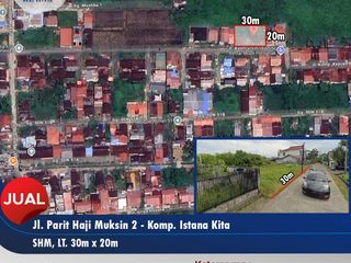 Tanah Siap Bangun Cocok Untuk Bangun Rumah Tinggal atau Usaha Kost di Parit Haji Muksin 2