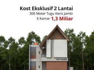 Kost Eksklusif 2 Lantai Kota Baru Jambi Dekat Tugu Keris