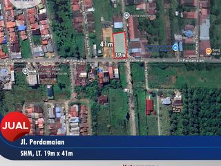 Tanah Luas Siap Bangun Cocok untuk Ruko Samping SPBU di Perdamaian