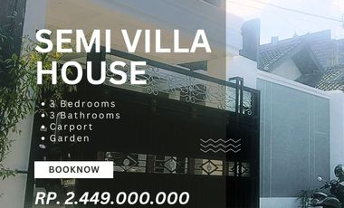 DIJUAL RUMAH BARU SEMI VILLA DI LINGKUNGAN PERUMAHAN ONE GATE JL GUNUNG ANDAKASA PENAMPARAN