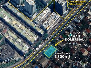 Lahan Komersial Prime di Jalan Utama Kelapa Gading