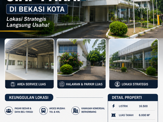 Disewa Showroom Siap Pakai di Bekasi Kota – Lokasi Strategis Langsung Usaha!
