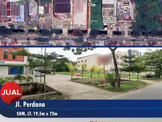Tanah Ideal Siap Bangun Tengah Kota Akses Langsung Jalan Utama di Perdana
