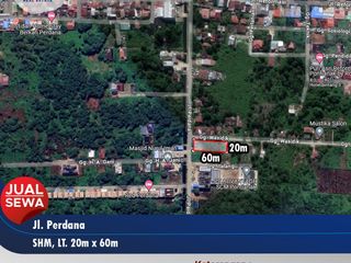 Tanah Siap Pakai Posisi Hook Cocok Usaha atau Workshop di Perdana