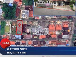 Tanah serta Bangunan Cocok Usaha Cafe atau Bangun Rumah di Purnama Madya