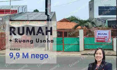 Dijual Rumah dan Tempat Usaha dengan lokasi super strategis