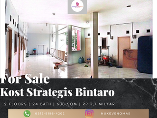 Dijual Kost Strategis Bintaro, Pondok Aren 2 Lantai