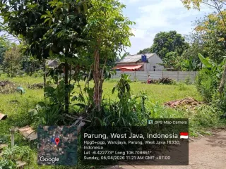 Dijual Tanah Residensial Parung di Warujaya