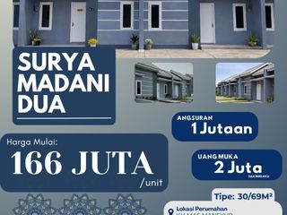 Rumah Subsidi Strategis di surya madani dua