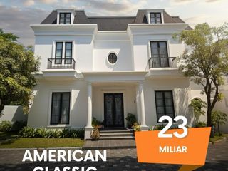 Dijual Rumah mewah dengan design American Classic lokasi strategis di Fatmawati Jakarta Selatan