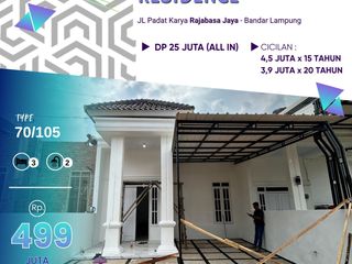 Hunian Exclusive Jannah Residence di Padat Karya Rajabasa Bandar Lampung