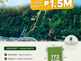 🏡 FOR SALE – 172 SQM TITLED LOT