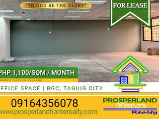 FOR LEASE | OFFICE SPACE – BGC TAGUIG