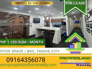 FOR LEASEOFFICE SPACE – BGC,TAGUIG CITY