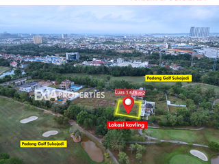 dijual kavling view Golf luas 1626 m2 Sukajadi hadap selatan harga super hemat
