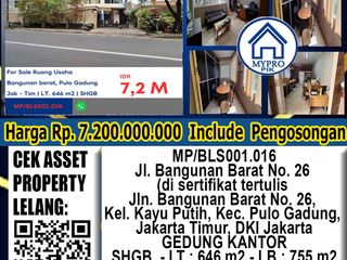 Dijual Lelang!! Gedung Kantor Pulogadung Cash Only