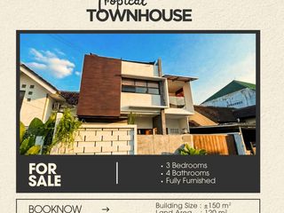 DIJUAL MODERN TROPICAL MINIMALIST STYLE TOWNHOUSE KEROBOKAN